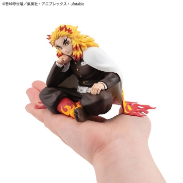 Demon Slayer Kimetsu no Yaiba G.E.M. PVC Statue - Rengoku Palm Size Edition Deluxe 9 cm