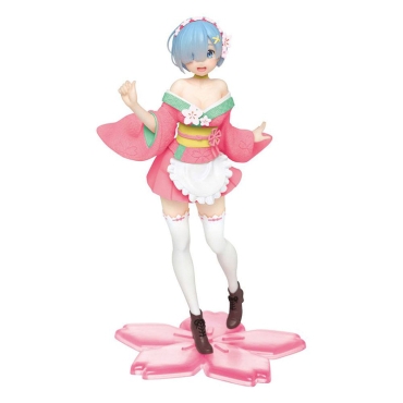 Re:Zero Precious PVC Statue - Rem Original Sakura Image Ver. Renewal 23 cm