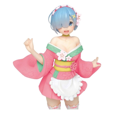 Re:Zero Precious PVC Statue - Rem Original Sakura Image Ver. Renewal 23 cm