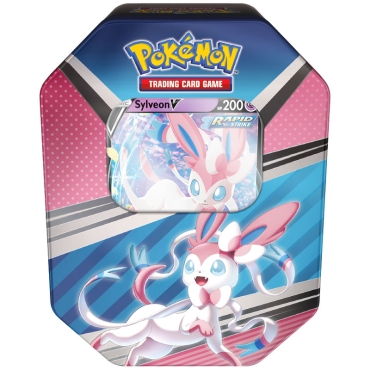 Pokemon TCG Eevee Evolutions Tin - Sylveon V,Umbreon V & Espeon V