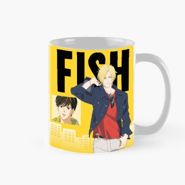 Banana Fish Coffee Mug - Ash Lynx & Eiji Okumura