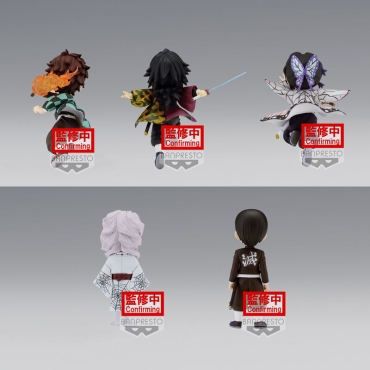 Demon Slayer WCF ChiBi PVC Statues 7 cm - Tanjiro, Giyu, Kocho, Rui & Murata