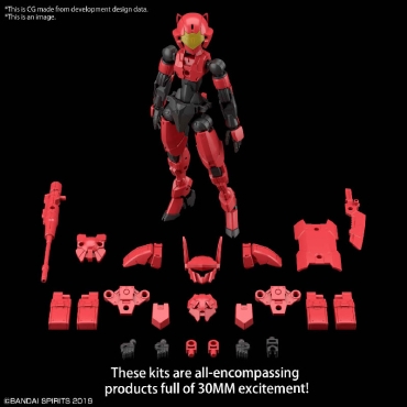 Gundam Model Kit 30 Minutes Missions - 30MM Exm-E7C Spinatia (Commando Type) 1/144