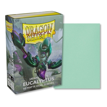 Dragon Shield Japanese size Dual Matte Sleeves - Eucalyptus 'Lehel' (60 Sleeves)