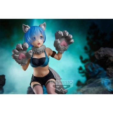 Re: Zero Starting Life in Another World Espresto est-Monster Motions PVC Statue Rem 18 cm