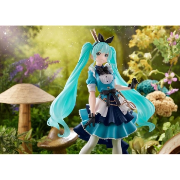 Vocaloid PVC Princess AMP Statue Hatsune Miku Alice Ver. 18 cm