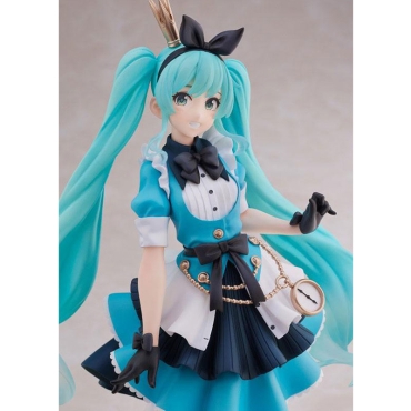 Vocaloid PVC Princess AMP Statue Hatsune Miku Alice Ver. 18 cm
