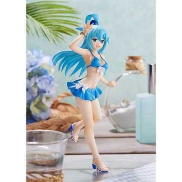 KonoSuba Pop Up Parade PVC Statue - Aqua: Swimsuit 18cm