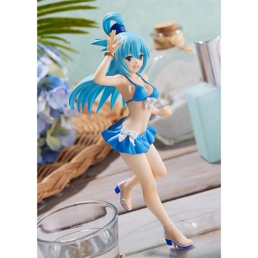 KonoSuba Pop Up Parade PVC Statue - Aqua: Swimsuit 18cm