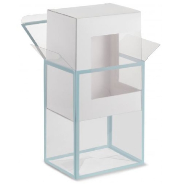 Protective Case 0,5mm thickness for Funko POP! Figures 4” (Shrink Wrap) (Glow in the Dark: Blue)