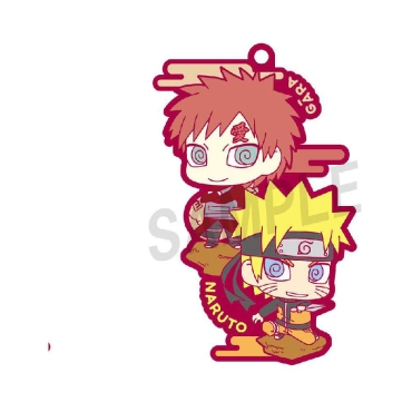 Naruto Rubber Charms 9 cm Assortment Another Two-man Cell!