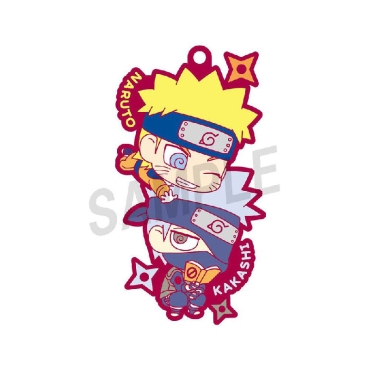 Naruto Rubber Charms 9 cm Assortment Another Two-man Cell!