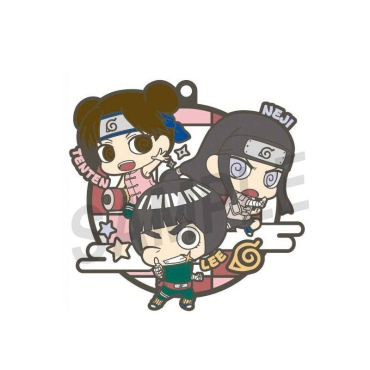 Naruto Rubber Charms 6 cm Assortment Three-man Cell