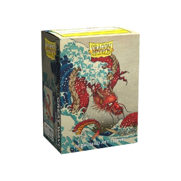 Dragon Shield Brushed Art Sleeves - The Great Wave (100 Sleeves)