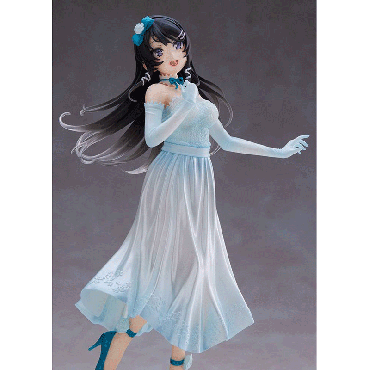 Rascal Does Not Dream of Bunny Girl Senpai Coreful PVC Statue Mai Sakurajima Party Dress Ver. 20 cm
