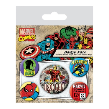 Marvel - Badge Pack - Iron Man