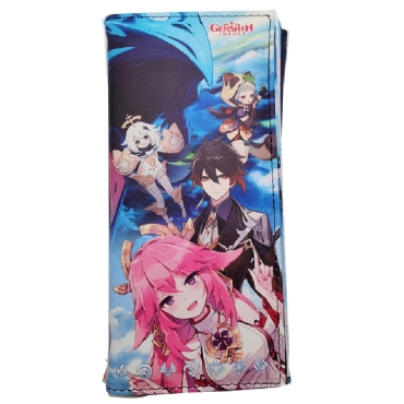 Genshin Impact Wallet - Paimon, Zhongli, Sayu & Yae Miko