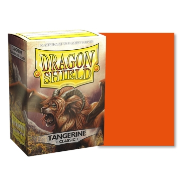 " Dragon Shield " Standard Card Sleeves 100pc - Classic Tangerine 'Dyrkottr of the  Nekotora