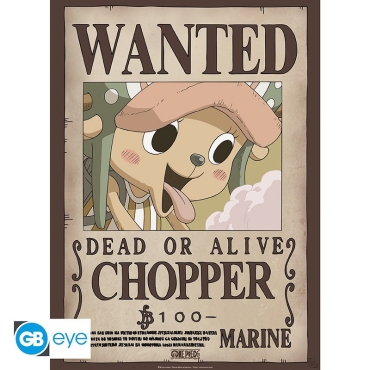ONE PIECE - Poster «Wanted Chopper» (52x35)