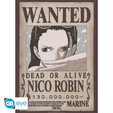 One Piece: Плакат - Wanted Nico Robin