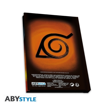 NARUTO SHIPPUDEN - Pck XXL glass + Pin + Pocket Notebook "Konoha"