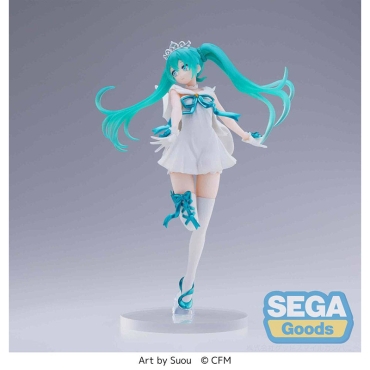 Hatsune Miku Series SPM PVC Statue - Hatsune Miku 15th Anniversary SUOU Ver. 21 cm