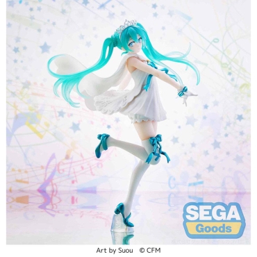 Hatsune Miku Series SPM PVC Statue - Hatsune Miku 15th Anniversary SUOU Ver. 21 cm