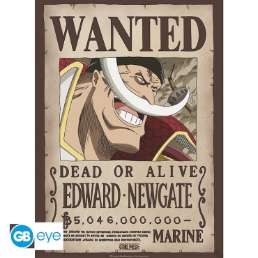 One Piece: Плакат - Wanted Whitebeard