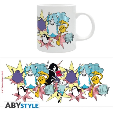 ADVENTURE TIME - Mug - 320 ml - Halftone Characters