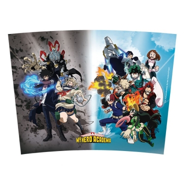 MY HERO ACADEMIA - Travel mug "Heroes vs. Villains"