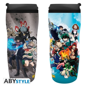 MY HERO ACADEMIA - Travel mug "Heroes vs. Villains"