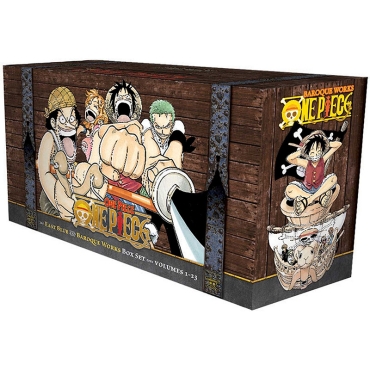 Manga: One Piece Box Set 1 East Blue and Baroque Works (Volumes 1-23 with Premium)