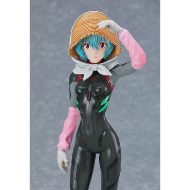Rebuild of Evangelion Pop Up Parade PVC Statue - Rei Ayanami Tentative Name Farming Ver. 17 cm