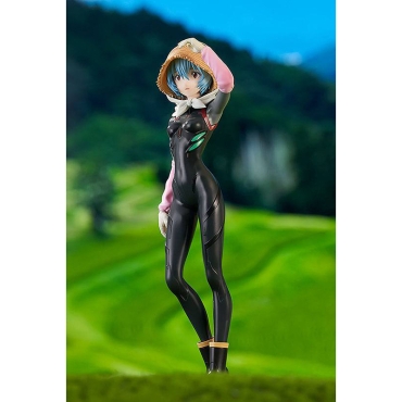 Rebuild of Evangelion Pop Up Parade PVC Statue - Rei Ayanami Tentative Name Farming Ver. 17 cm