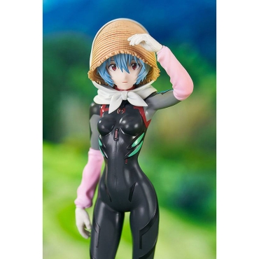 Rebuild of Evangelion Pop Up Parade PVC Statue - Rei Ayanami Tentative Name Farming Ver. 17 cm