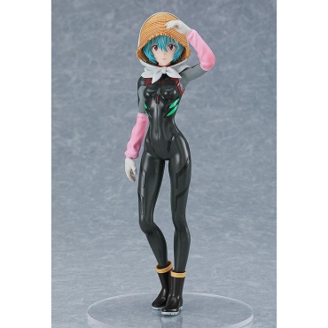 Rebuild of Evangelion Pop Up Parade PVC Statue - Rei Ayanami Tentative Name Farming Ver. 17 cm