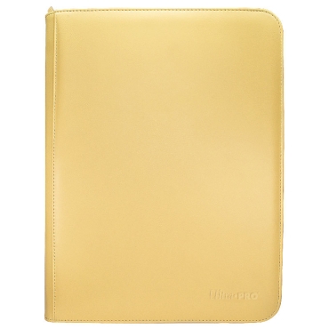 UP - Vivid 9-Pocket Zippered Pro-Binder - Yellow