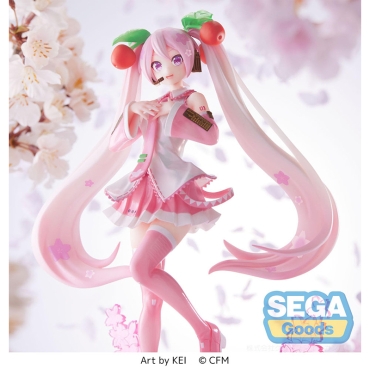 Hatsune Miku Luminasta PVC Statue - Sakura Miku 2023 21 cm