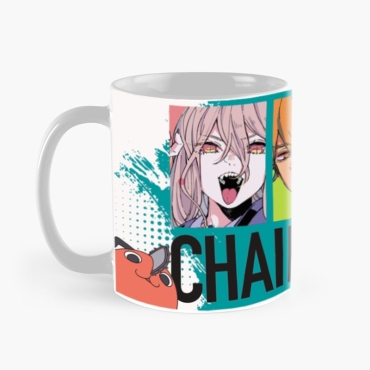 Chainsaw Man Coffee Mug - Power, Denji, Makima & Aki Hayakawa