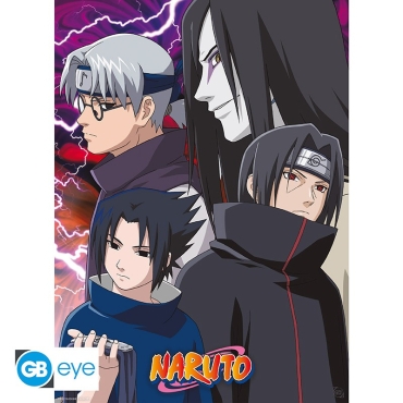 NARUTO - Set 2 Posters Chibi 52x38 - Konoha Ninjas & Deserters
