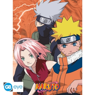 NARUTO - Set 2 Posters Chibi 52x38 - Konoha Ninjas & Deserters