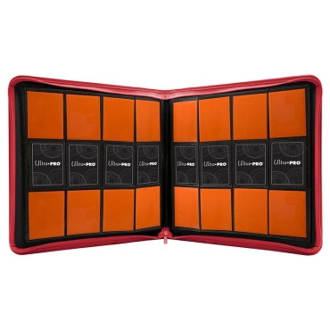 UP - 12 - Pocket Zippered Pro-Binder - Red