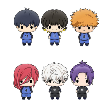 Blue Lock Chokorin Mascot Series Trading Figure 5 cm Assortment Vol. 1 -  Isagi, Bachira , Kunigami, Chigiri, Nagi & Mikage 