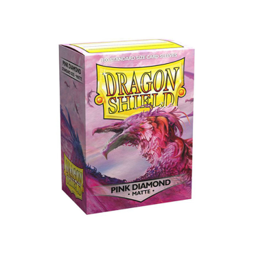 Dragon Shield Standard Card Sleeves 100pc - Matte Pink Diamond