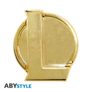 League of Legends - XXL glass + Pin + Pocket Notebook "Hextech Logo"