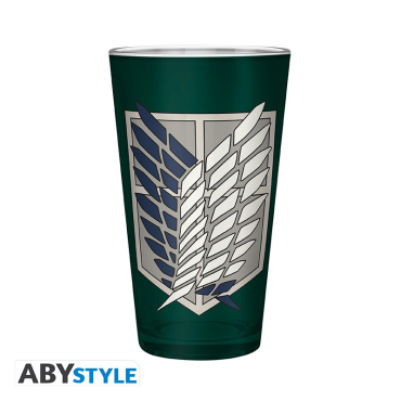 Attack on Titan - Large Glass - 400 ml - Scout Symbol