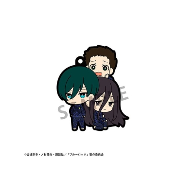 Blue Lock Rubber Charms 6 cm Assortment (6) - Isagi Yoichi, Bachira Meguru, Chigiri Hyouma, Kunigami Rensuke, Nagi Seishirou