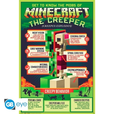 Minecraft - Poster Maxi 91.5x61 - Creepy Behaviour