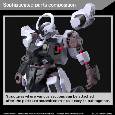 (HGTWFM) Gundam Model Kit - 25 GUNDAM SCHWARZETTE (MOBILE SUIT GUNDAM: THE WITCH FROM MERCURY) 1/144