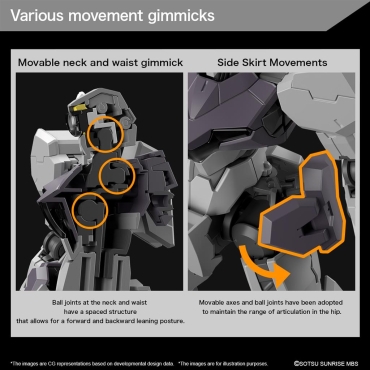 (HGTWFM) Gundam Model Kit - 24 Gundam Gundvolva (Mobile Suit Gundam: The Witch from Mercury) 1/144